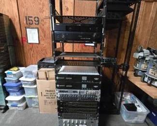 #2118 • Audio/Server Rack with Audio Equipment
