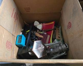 #2212 • Lanterns, Radio, Scale, Knife Set, Fan, School Supplies
