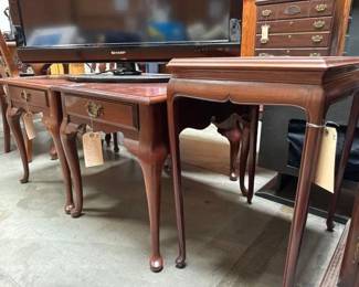 #5538 • 3 Wooden End Tables

