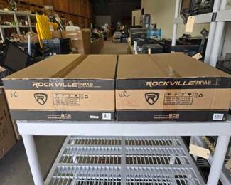 #1080 • 2 Rockville RPA9 3000 Watt Pro Rack Amplifiers
