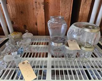#1556 • Glass Figures, Jars, and Crystal
