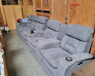 #5034 • Electric Sofa and Love Seat
