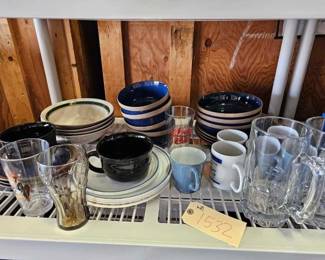 #1532 • Coca-Cola Glass, Plates, Bowls, and Mugs
