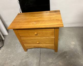 Solid wood end table or nightstand
