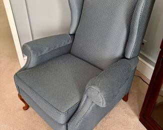 Ethan Allen reclining wing back chair!