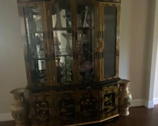 Large curio cabinet