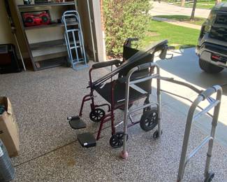 Wheel chair and walker