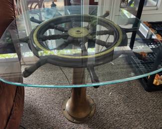 Ship's Wheel Table