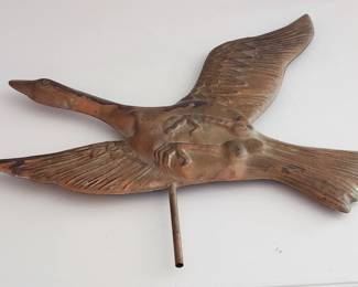 Copper Goose Weathervave
