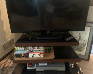 LG flat screen and stand 