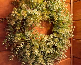 faux eucalyptus wreath