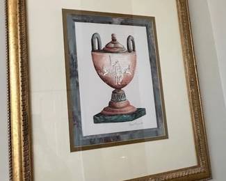 Vintage framed print
