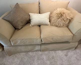 Baxter loveseat, 75"wide x 37" deep