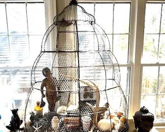 Very cool antique bird cage