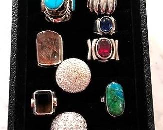 Costume jewelry rings