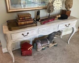 Vintage Hammary Painted sofa or hall table