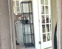 Painted wooden full length mirror, 80" tall x 32"wide