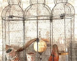 Vintage Trio bird cage