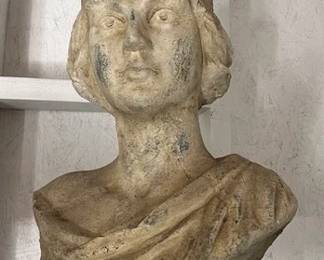 Vintage stone bust