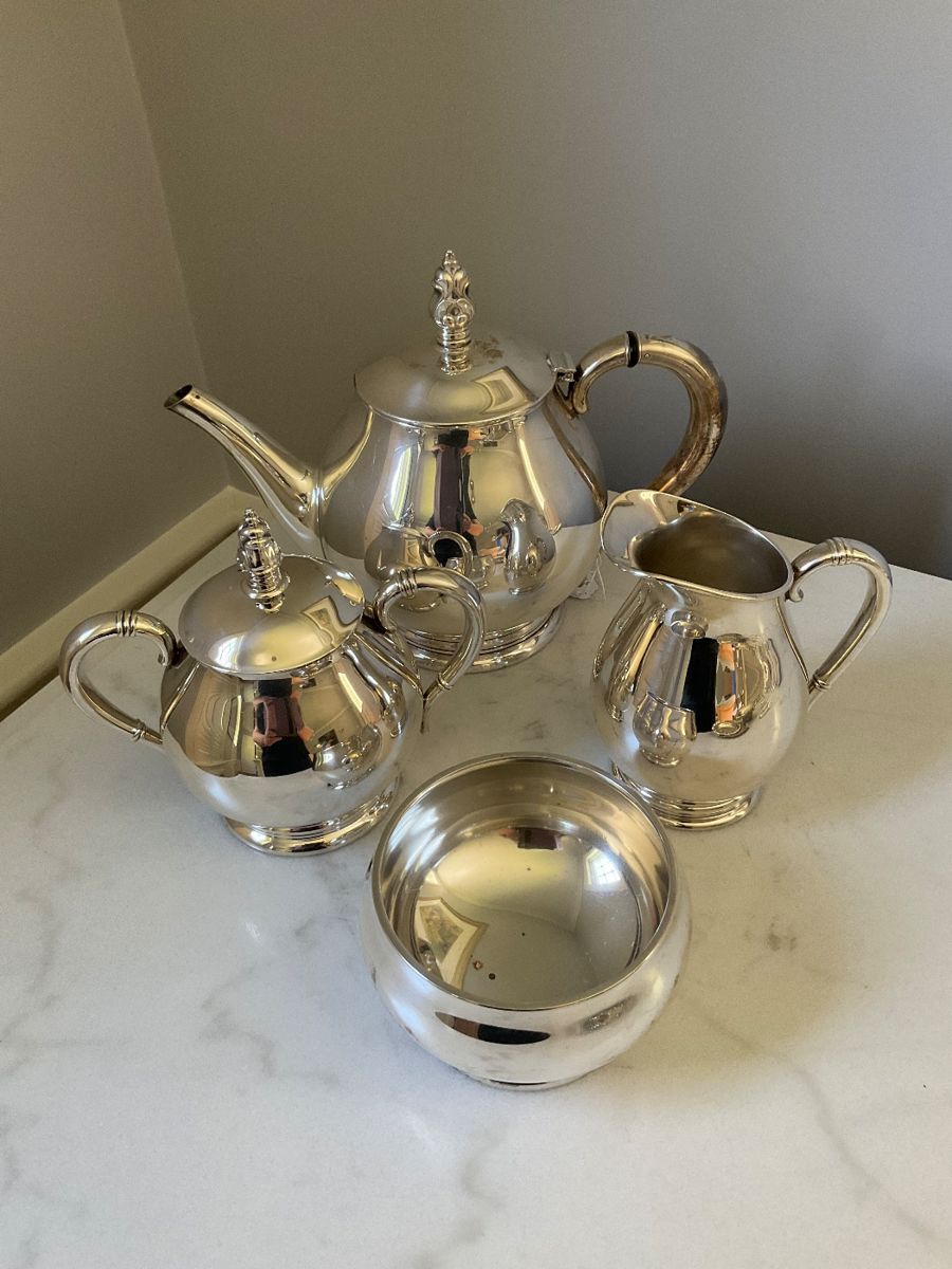 STERLING DANISH TEA SET