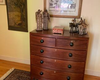 A SECOND WONDERFUL BUREAU WITH MOTHER OF PEARL INLAY