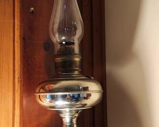 Nickel oil lamp 