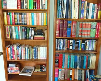 Lots of books - including the reference library of Air Force flight nurse