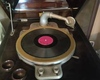 antique record player