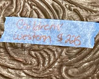 Children’s Western leather horse saddle $225