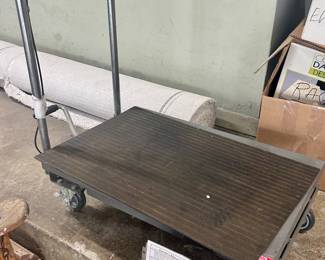 Pittsburgh hydraulic table cart $75
