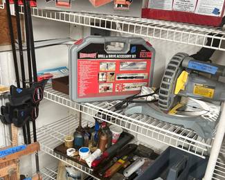 Winchester Gun Cleaning Station $30
Drillcraft drill accessory kit $15 sood
Workforce compound Mitre saw $95
Stewart Clipmaster $20