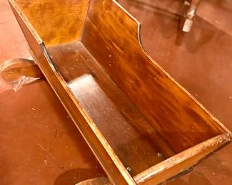 Lullabye baby doll wood cradle $45
