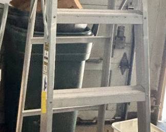 Werner 6’ folding aluminum ladder $40