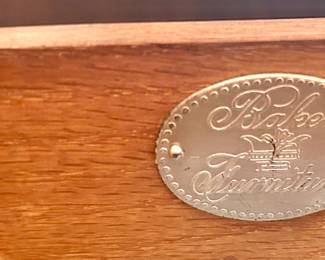 Baker Buffet Cabinet with lined silver drawer 40w x 19d x 32”h $300