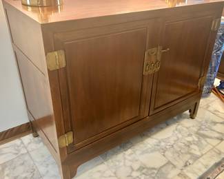 Baker Buffet Cabinet with lined silver drawer 40w x 19d x 32”h $300