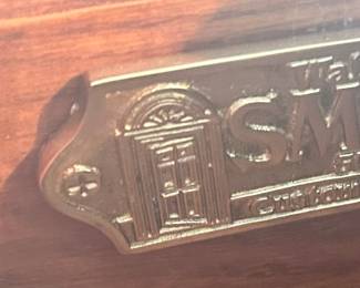 Walter E Smith side table with drawers & pullout work surface 26x18x27”h