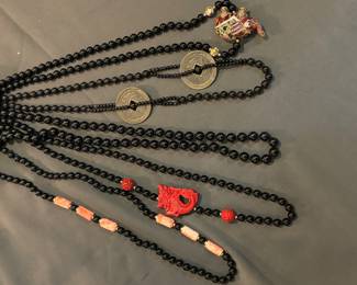 Multiple necklaces 