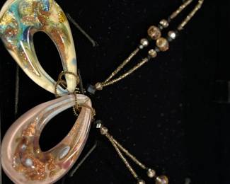 Murano glass necklaces 
