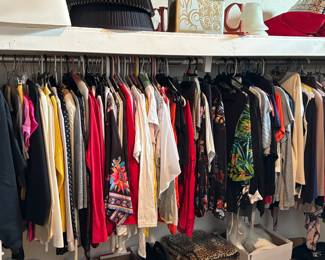 Hundreds of cute dresses, coats, evening ware, summer ware 