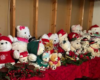 Vintage Christmas bears 