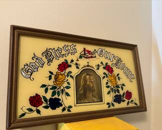 Vintage religious sign