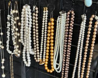 Necklaces, pearls