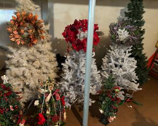 Christmas trees, decor