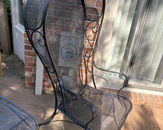 Wrought iron chair