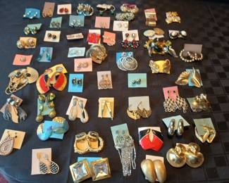 Small sample of over 350 pairs of earrings