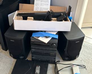 Stereo system, sound bar, dvd players