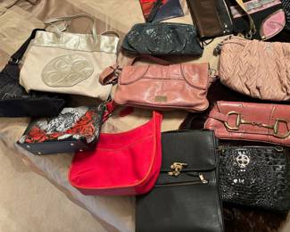 Coach, Michael Kors, other name brand purses