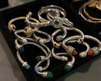 Art glass, murano glass, bangles / bracelets / jewelry 