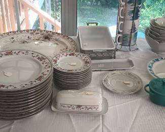 Childs.plate sold, fiesta crocks sold, lotus bowls sold