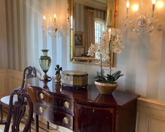 COUNCILL SERPENTINE FRONT INLAID SERVER